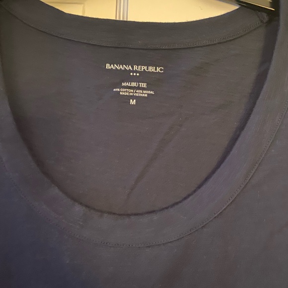 Navy blue round neck tank - Picture 2 of 2